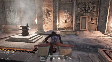 Lara Croft’s hole destroyed by Tutankhamun’s monster cock raw anal penetration creampie