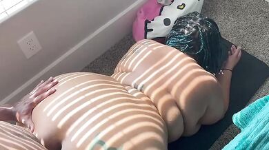 BBW Ebony Backshots Destroyed By Big Black Dick Amateur Couple