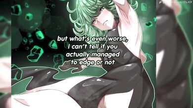 Edgetember with Tatsumaki destroyed by filthy feet and armpits femdom joi