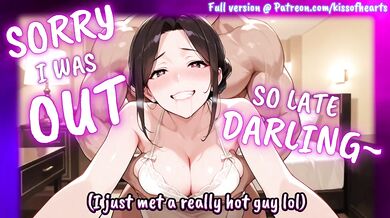 Audio ASMR Roleplay wife cheating darling sorry late