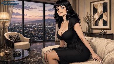 Cheri On Top AI tease cum dripping vintage cartoon hottie