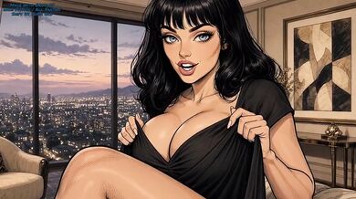 Cheri On Top AI tease cum dripping vintage cartoon hottie