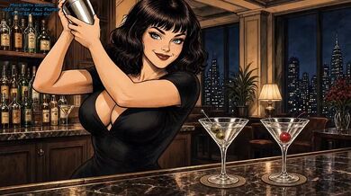 Cheri On Top AI tease cum dripping vintage cartoon hottie