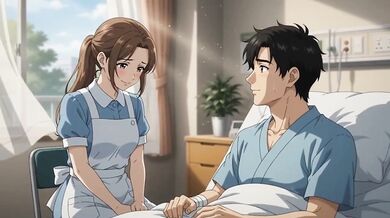 Nurse nurse fucks patient while treatment big tits nurse handjob