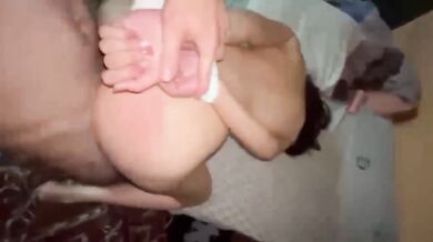 My girlfriend's friend's culona de perrito raw real fuck