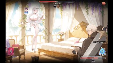 Goddess wife stripped down stripping sex battle raw horny hentai game