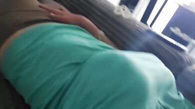 Blonde big tits milf stripped and squirted alone