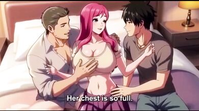 Horny stepmom destroyed by stepbro and stepdad in shared bed