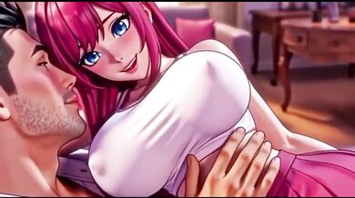 Stepstepsister seduces big boobs stepbrother alone