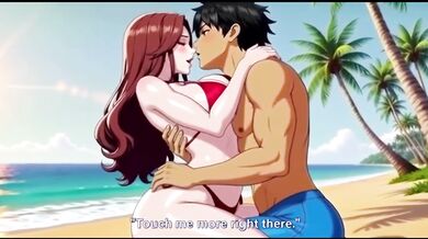 Pick up a stranger on public beach fuck her tight pussy raw