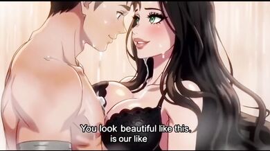 Stepmom and stepson shower sex ruined by big tits creampie