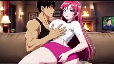 Step sister makes me cum watching movie hentai vibes