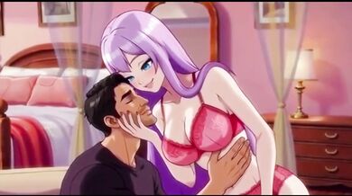 Stepmom drips big tits in teen stepson's tight bed