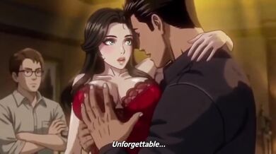 Husband shares his wife’s big tits and ass to pay off debts hentai