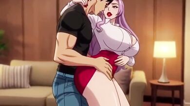 Big ass stepmom destroys her stepson alone at home