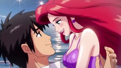 Step Mom Gets Creampied Under Moonlight Hot Anime Fuck