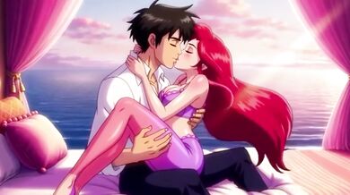 Step Mom Gets Creampied Under Moonlight Hot Anime Fuck