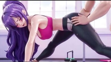 Yoga Trainer Seduce MILF Big Tits For Rough Fucking
