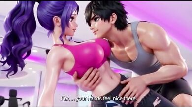 Yoga Trainer Seduce MILF Big Tits For Rough Fucking
