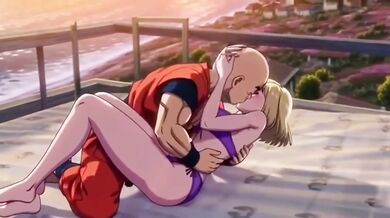Krilan Fucks Android 18 Raw On Public Beach Hard Creampie