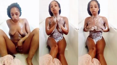 Hot romantic sex in the bathroom with my body