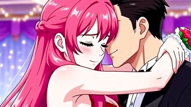 Shy virgin loses innocence in sensual group embrace with hentai stepmom