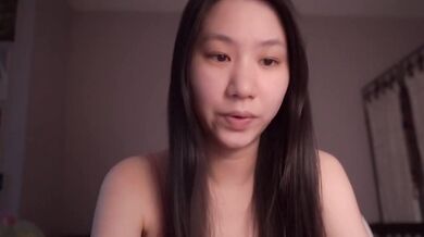 Begging for forgiveness asian cutie drips sweet asmr tears