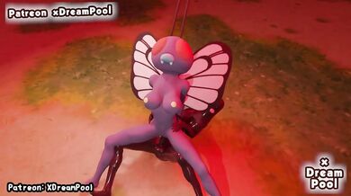 Butterfree furry blows massive tits raw cumshot rough sex