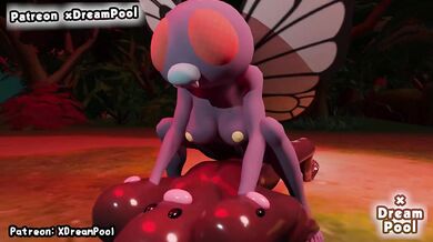 Butterfree furry blows massive tits raw cumshot rough sex