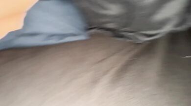 Horny shaved amateur pussy fingering herself to a real orgasm