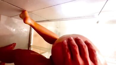 My hot girlfriend stuffed with my big cock in her tight pussy