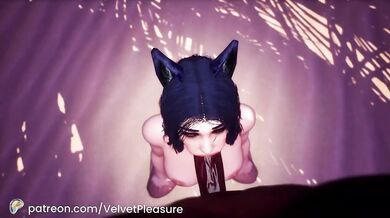 Catgirl’s Beachside Pleasure Part 1 Big BBC Hard Fucked on Public Sand