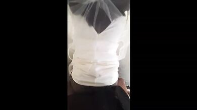 Bride gushes as best man fucks her raw before the wedding reception