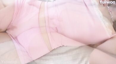 StepDaddy’s creamy surprise while StepMom’s away spoons the virgin blonde teen