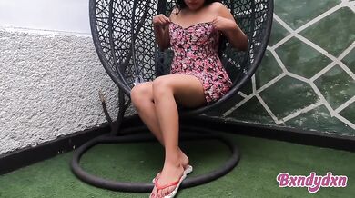 Beautiful latina gushing while touching herself in HD pov exclusive