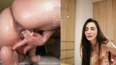 Intense solo ass grinding with Lana Kane CB squirt climax