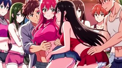 College party turns wild sex orgy with stepmom anal creampie