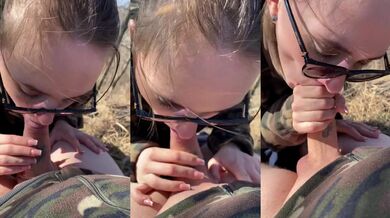 Enjoys this straight love blowjob deep throat