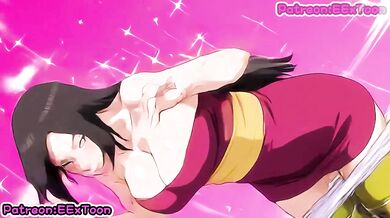 Big tits Konohamaru takes a rough blowjob till cumshot