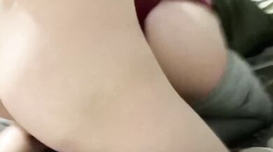Freshman Girl Gets Dorm Doggy Style Banged Hard Till Ass Glistens Cum
