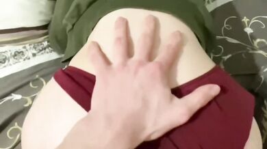 Freshman Girl Gets Dorm Doggy Style Banged Hard Till Ass Glistens Cum