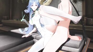 Cool Sword Saint White Clothes Boss Cum On Feet