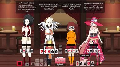 Strip poker Mercy gets her tight holes filled