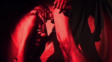 Ebony Ghana slut gags on massive cock chokes on rivers of cum