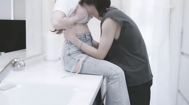 Lovestruck boyfriend gap leaks sweetie moans drenched japanese raw hentai stuffed hard