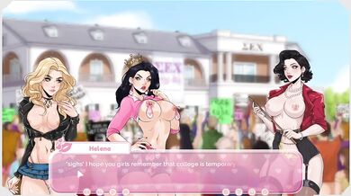 Protest signs scream freeuse fuckery in busty adult game chaos