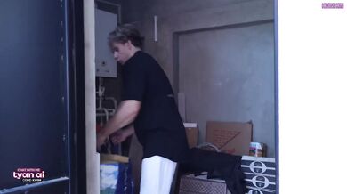 Builder’s dirty boiler room blowjob kept my slutty ass safe from hubby’s rough search