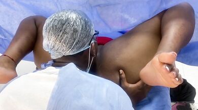 Ginecologo totally destroys patient's tight pussy deep anal check ends in rough cumshot