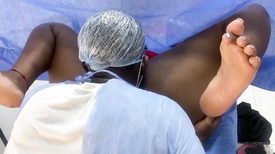 Ginecologo totally destroys patient's tight pussy deep anal check ends in rough cumshot