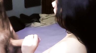 Big cock destroys my throat deep, amateur homemade